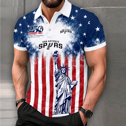 LIMITED EDITION - NEW CUSTOMIZED NBA23 SAS SAN ANTONIO SPURS POLO SHIRT, ZIP POLO SHIRT & T-SHIRTS
