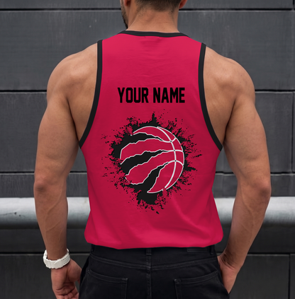 LIMITED EDITION - NEW CUSTOMIZED NBA24 TRA TORONTO RAPTORS UNISEX TANK TOP