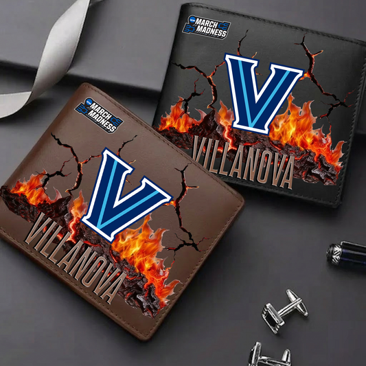 LIMITED EDITION - NEW CUSTOMIZED MAM NCAA24 VIW VI WILDCATS LEATHER WALLET