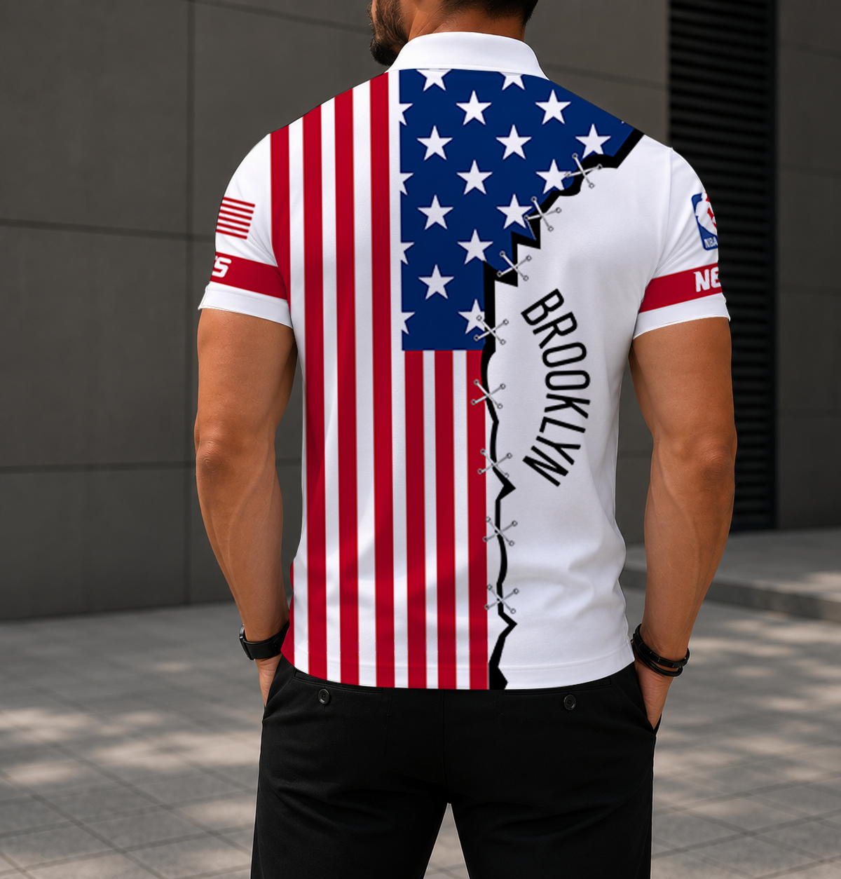 LIMITED EDITION - NEW CUSTOMIZED NBA25 BNE BROOKLYN NETS POLO SHIRT, ZIP POLO SHIRT & T-SHIRTS