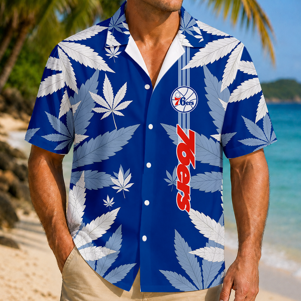 LIMITED EDITION - NEW CUSTOMIZED NBA26 P76 PHILADELPHIA 76ERS UNISEX HAWAIIAN SHIRT