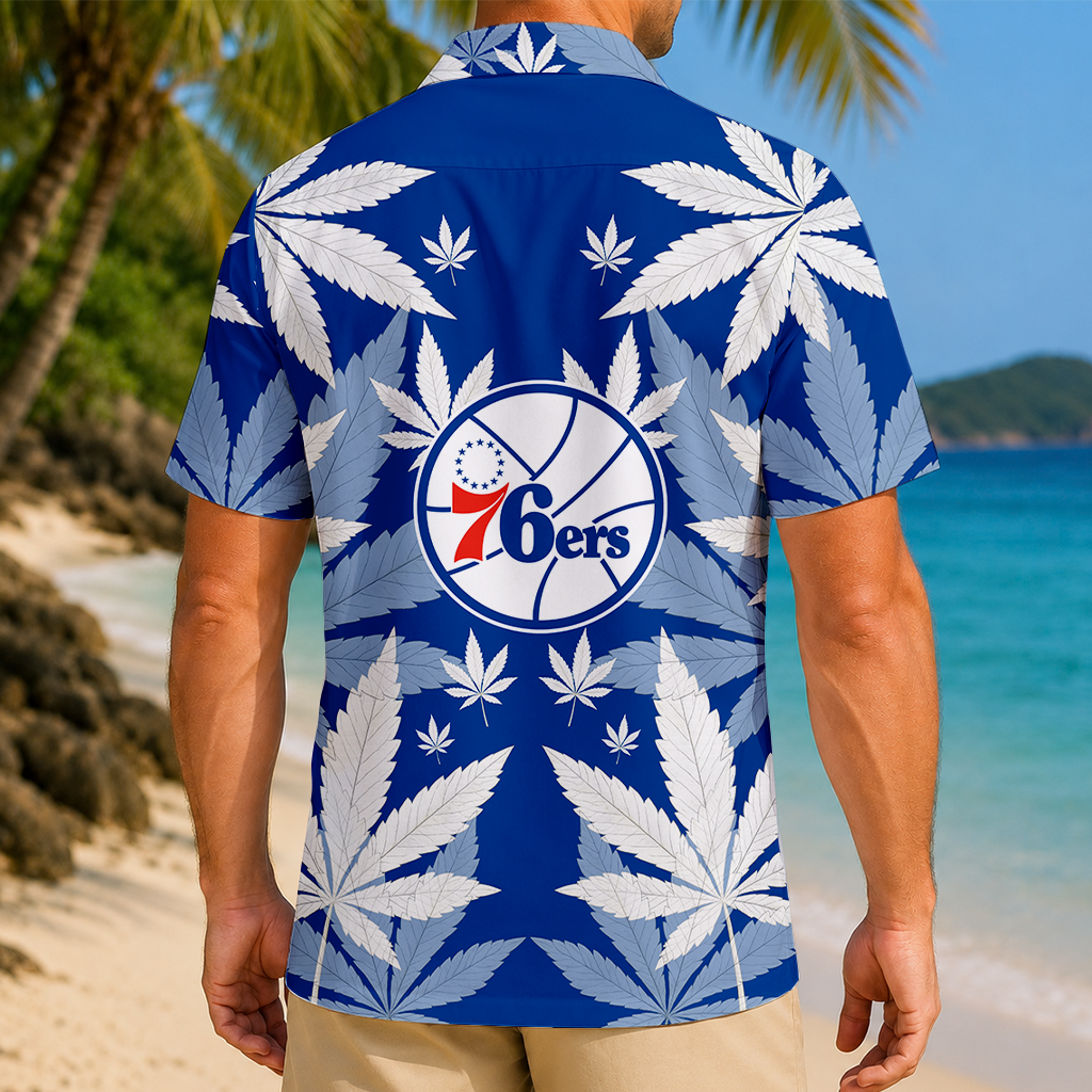 LIMITED EDITION - NEW CUSTOMIZED NBA26 P76 PHILADELPHIA 76ERS UNISEX HAWAIIAN SHIRT