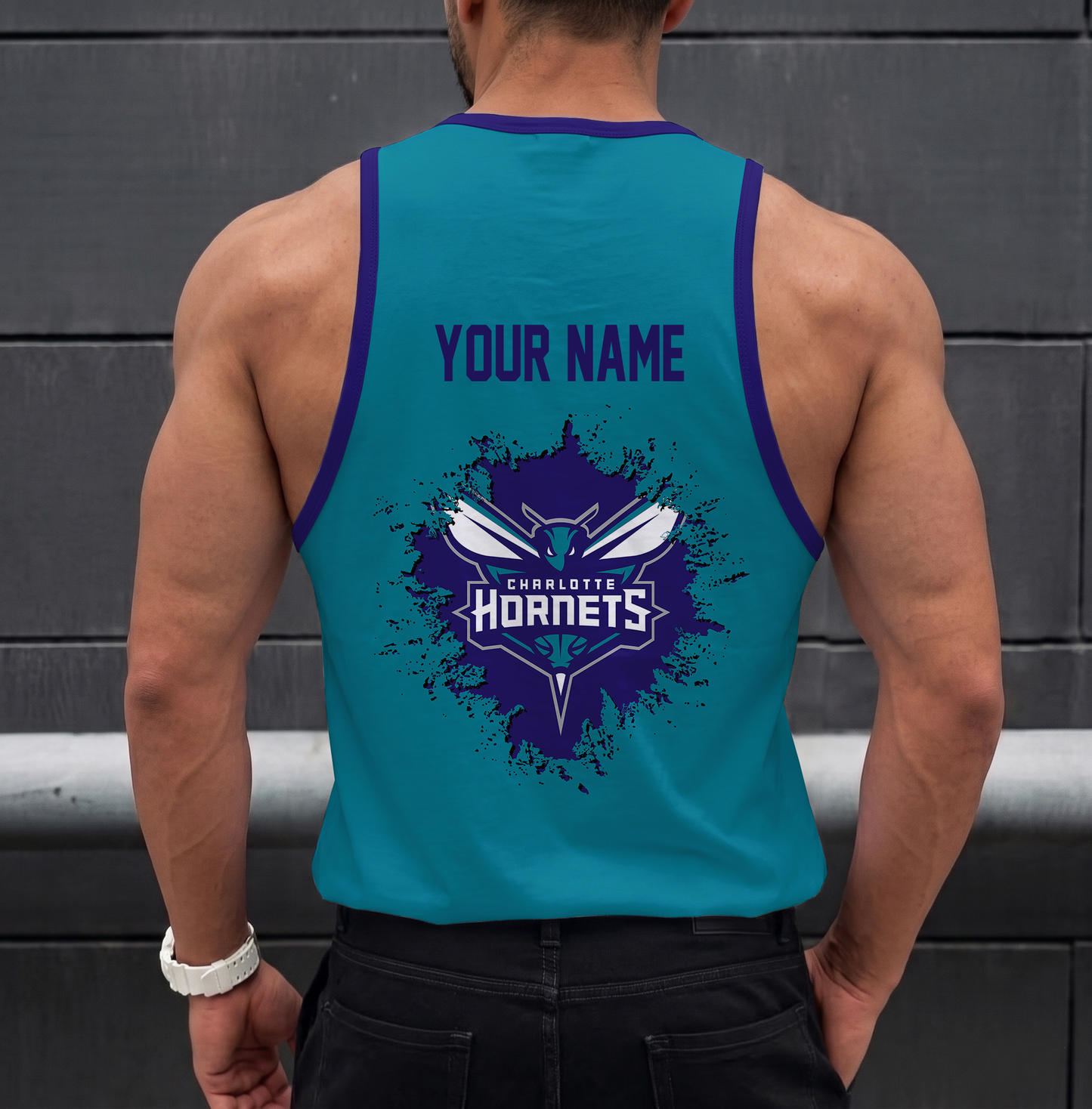 LIMITED EDITION - NEW CUSTOMIZED NBA27 CHO CHARLOTTE HORNETS UNISEX TANK TOP