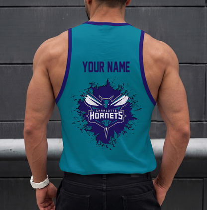 LIMITED EDITION - NEW CUSTOMIZED NBA27 CHO CHARLOTTE HORNETS UNISEX TANK TOP