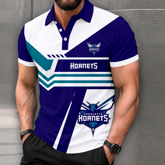 LIMITED EDITION - NEW CUSTOMIZED NBA27 CHO CHARLOTTE HORNETS POLO SHIRT, ZIP POLO SHIRT & T-SHIRTS