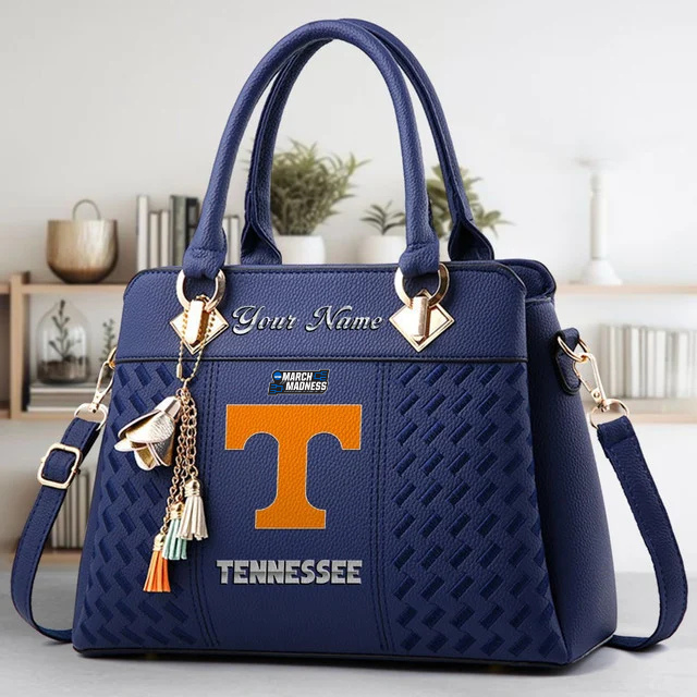 LIMITED EDITION - NEW CUSTOMIZED MAM NCAA28 TNV TN VOLUNTEERS ZIP HANDBAG MULTICOLOR