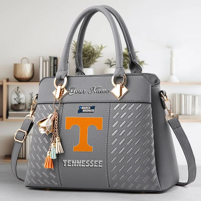 LIMITED EDITION - NEW CUSTOMIZED MAM NCAA28 TNV TN VOLUNTEERS ZIP HANDBAG MULTICOLOR