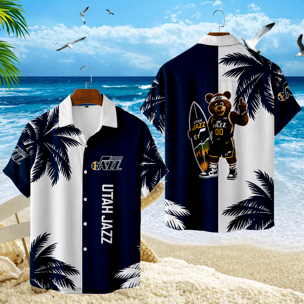 LIMITED EDITION - NEW CUSTOMIZED NBA29 UJZ UTAH JAZZ UNISEX HAWAIIAN SHIRT