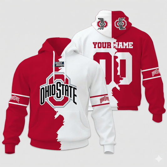 LIMITED EDITION - NEW CUSTOMIZED NCAA MAM30 OSB OS BUCKEYES UNISEX HOODIE & ZIP HOODIE