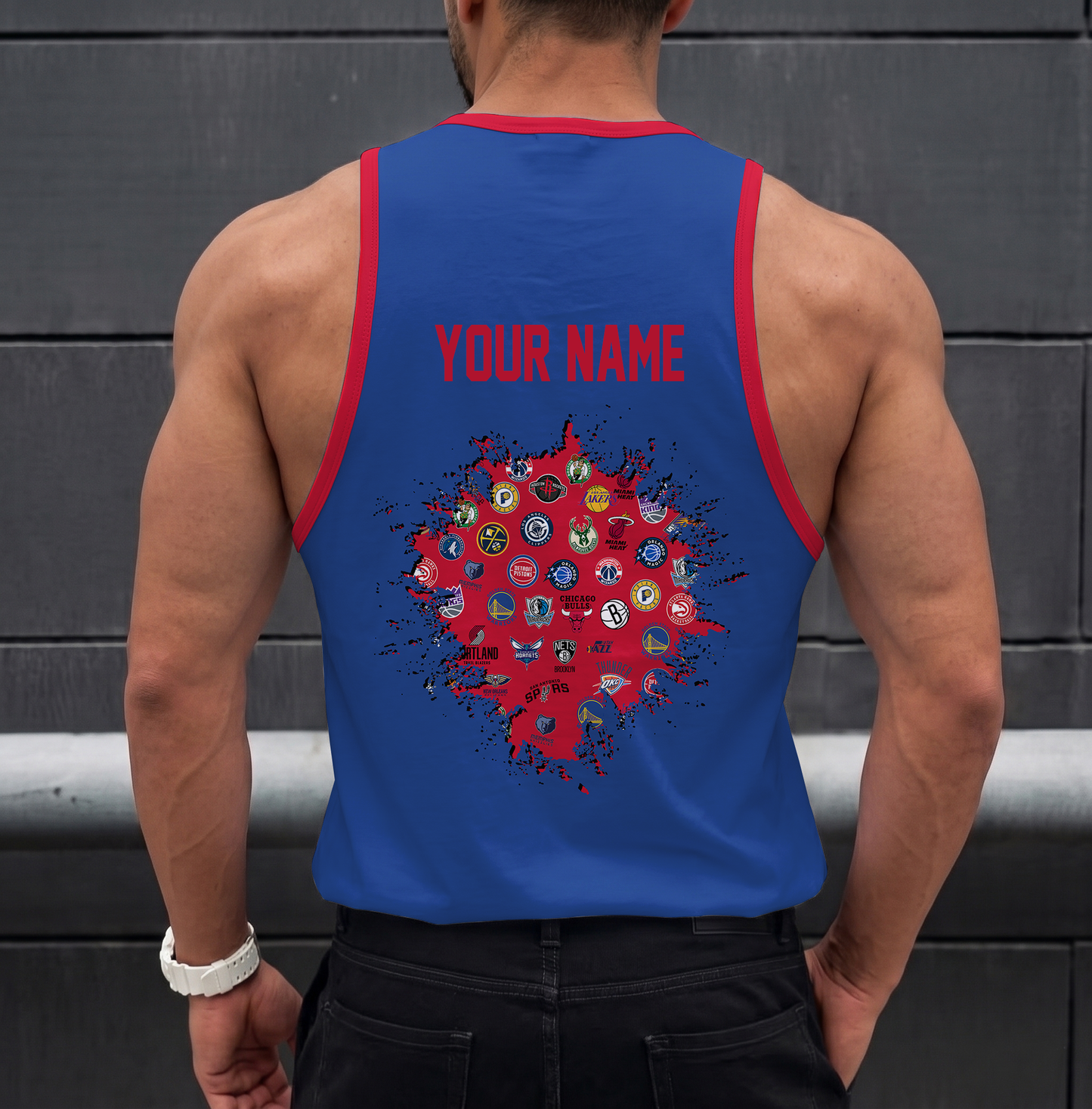 LIMITED EDITION - NEW CUSTOMIZED NBA32 NBA ALL TEAMS UNISEX TANK TOP