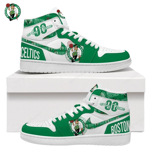 LIMITED EDITION - NEW CUSTOMIZED NBA03 BT CELTICS AIR JORDAN SNEAKERS