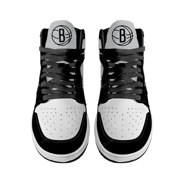 LIMITED EDITION - NEW CUSTOMIZED NBA25 BR NETS AIR JORDAN SNEAKERS