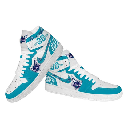 LIMITED EDITION - NEW CUSTOMIZED NBA27 CL HORNETS AIR JORDAN SNEAKERS