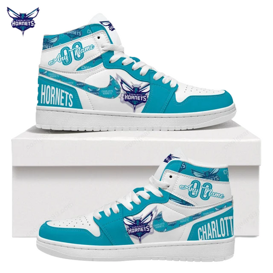 LIMITED EDITION - NEW CUSTOMIZED NBA27 CL HORNETS AIR JORDAN SNEAKERS