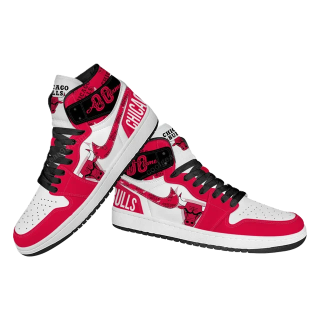LIMITED EDITION - NEW CUSTOMIZED NBA19 CH BULLS AIR JORDAN SNEAKERS