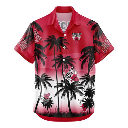 LIMITED EDITION - NEW CUSTOMIZED NBA19 CBU CHICAGO BULLS UNISEX HAWAIIAN SHIRT & SHORTS SET