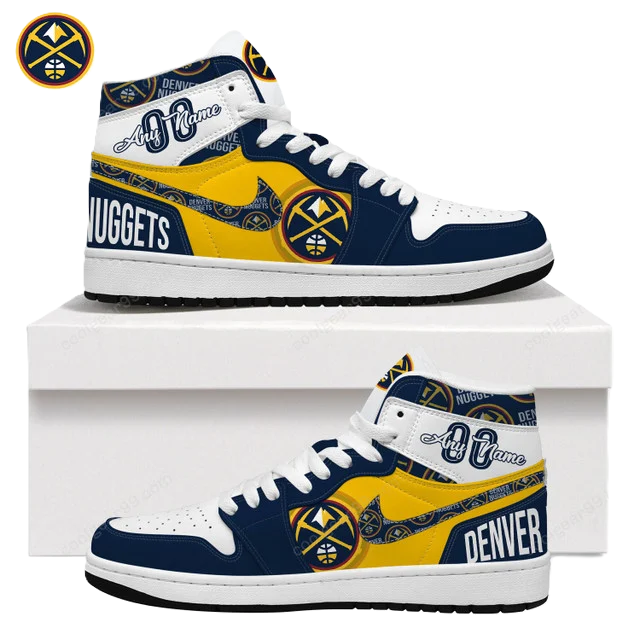 LIMITED EDITION - NEW CUSTOMIZED NBA08 DV NUGGETS AIR JORDAN SNEAKERS