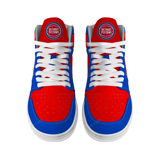 LIMITED EDITION - NEW CUSTOMIZED NBA14 DT PISTONS AIR JORDAN SNEAKERS