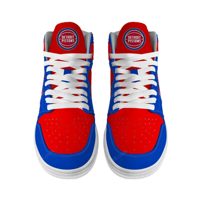 LIMITED EDITION - NEW CUSTOMIZED NBA14 DT PISTONS AIR JORDAN SNEAKERS