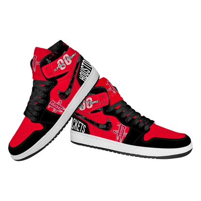 LIMITED EDITION - NEW CUSTOMIZED NBA07 HT ROCKETS AIR JORDAN SNEAKERS