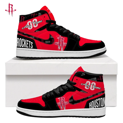 LIMITED EDITION - NEW CUSTOMIZED NBA07 HT ROCKETS AIR JORDAN SNEAKERS