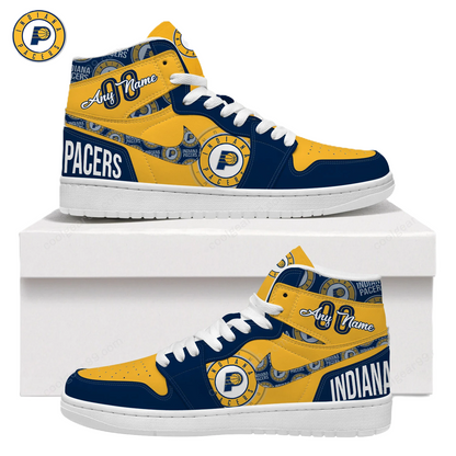 LIMITED EDITION - NEW CUSTOMIZED NBA06 ID PACERS AIR JORDAN SNEAKERS