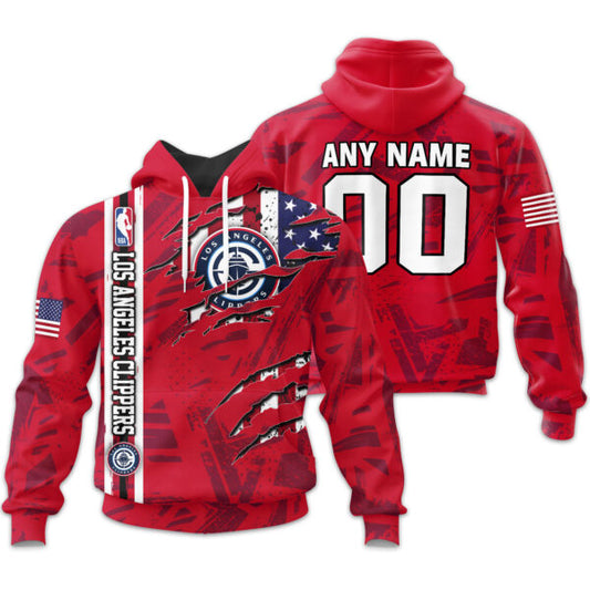 LIMITED EDITION - NEW CUSTOMIZED NBA10 LCL LOS ANGELES CLIPPERS UNISEX T-SHIRT, POLO, HOODIE & JACKETS