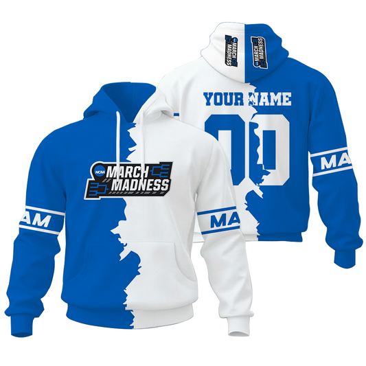 LIMITED EDITION - NEW CUSTOMIZED NCAA MAM31 MARCH MADNESS UNISEX HOODIE & ZIP HOODIE