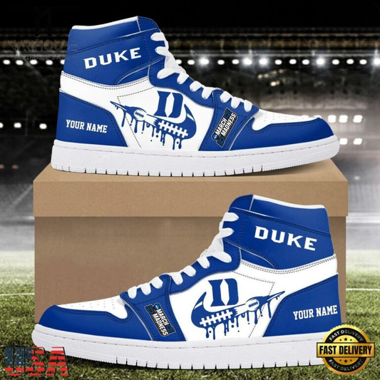LIMITED EDITION - NEW CUSTOMIZED NCAA12 MAM DLD DL DEVILS AIR JORDAN SHOES