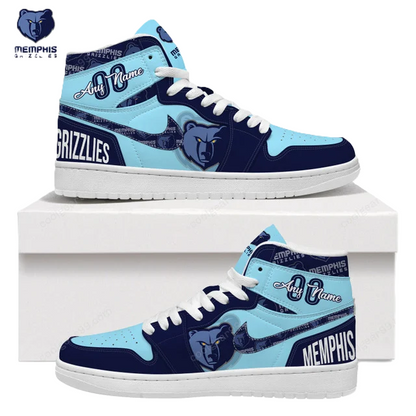 LIMITED EDITION - NEW CUSTOMIZED NBA13 ME GRIZZLIES AIR JORDAN SNEAKERS