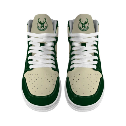 LIMITED EDITION - NEW CUSTOMIZED NBA11 MW BUCKS AIR JORDAN SNEAKERS