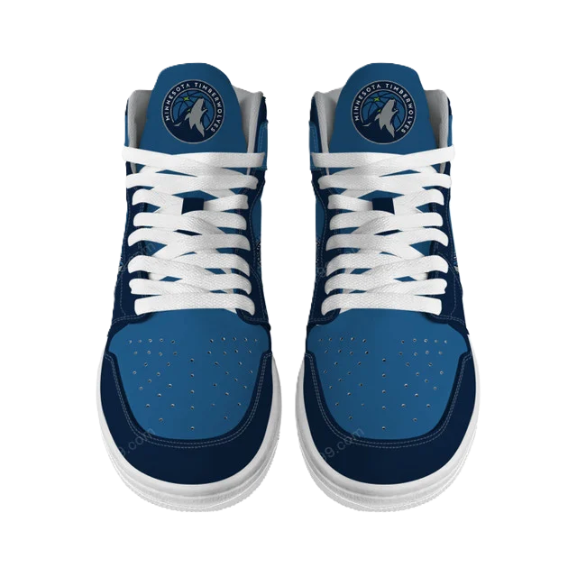 LIMITED EDITION - NEW CUSTOMIZED NBA05 MN TIMBERWOLVES AIR JORDAN SNEAKERS