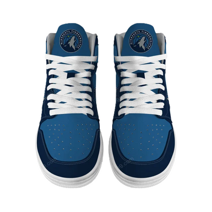 LIMITED EDITION - NEW CUSTOMIZED NBA05 MN TIMBERWOLVES AIR JORDAN SNEAKERS