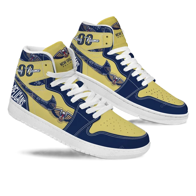 LIMITED EDITION - NEW CUSTOMIZED NBA30 NO PELICANS AIR JORDAN SNEAKERS