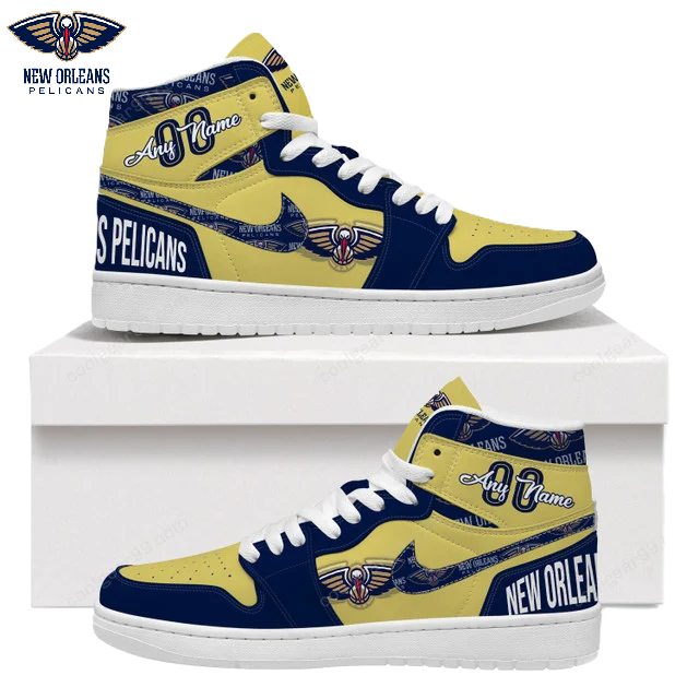 LIMITED EDITION - NEW CUSTOMIZED NBA30 NO PELICANS AIR JORDAN SNEAKERS