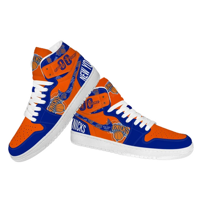 LIMITED EDITION - NEW CUSTOMIZED NBA04 NY KNICKS AIR JORDAN SNEAKERS