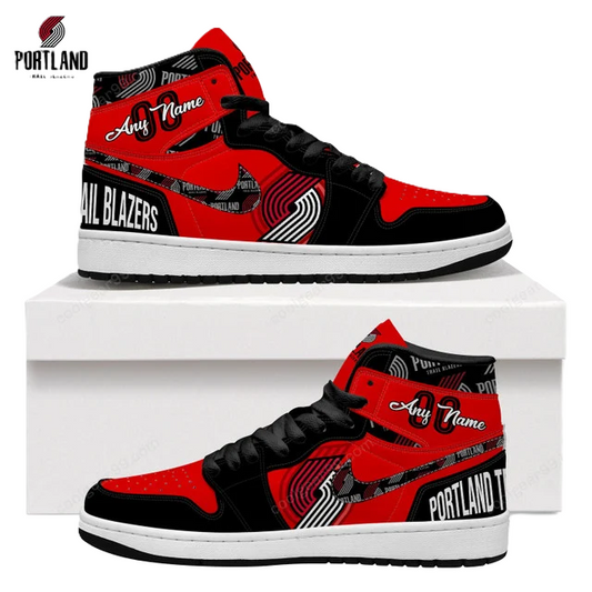 LIMITED EDITION - NEW CUSTOMIZED NBA22 PT BLAZERS AIR JORDAN SNEAKERS