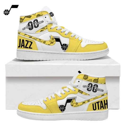 LIMITED EDITION - NEW CUSTOMIZED NBA29 UT JAZZ AIR JORDAN SNEAKERS