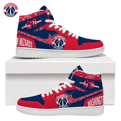 LIMITED EDITION - NEW CUSTOMIZED NBA28 WA WIZARDS AIR JORDAN SNEAKERS