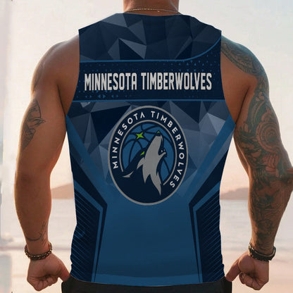 LIMITED EDITION - NEW CUSTOMIZED NBA05 MTW MINNESOTA TIMBERWOLVES UNISEX TANK TOP