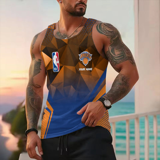 LIMITED EDITION - NEW CUSTOMIZED NBA04 NYK NEW YORK KNICKS UNISEX TANK TOP