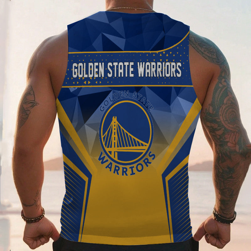 LIMITED EDITION - NEW CUSTOMIZED NBA12 GSW GOLDEN STATE WARRIORS UNISEX TANK TOP