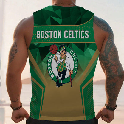 LIMITED EDITION - NEW CUSTOMIZED NBA03 BCE BOSTON CELTICS UNISEX TANK TOP