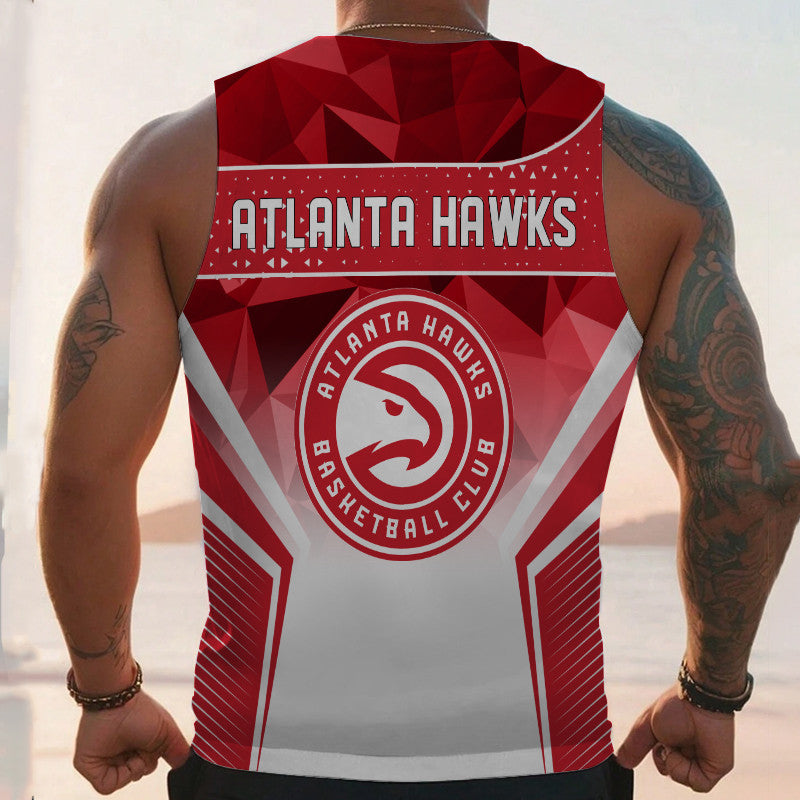 LIMITED EDITION - NEW CUSTOMIZED NBA17 AHA ATLANTA HAWKS UNISEX TANK TOP