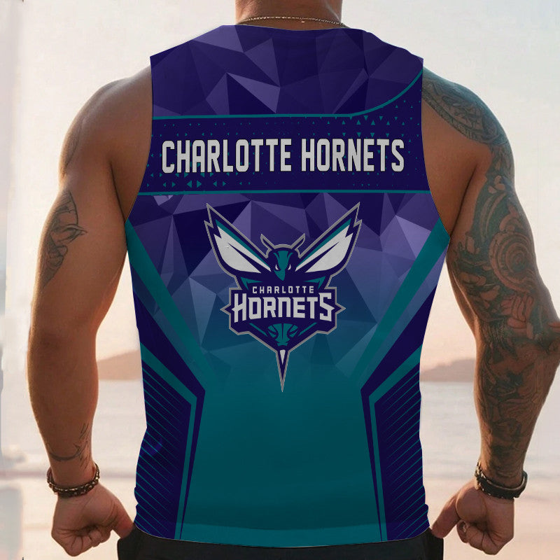 LIMITED EDITION - NEW CUSTOMIZED NBA27 CHO CHARLOTTE HORNETS UNISEX TANK TOP