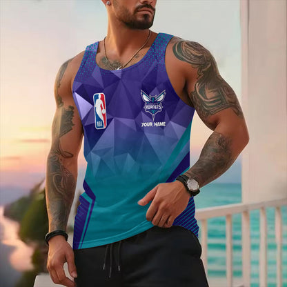 LIMITED EDITION - NEW CUSTOMIZED NBA27 CHO CHARLOTTE HORNETS UNISEX TANK TOP