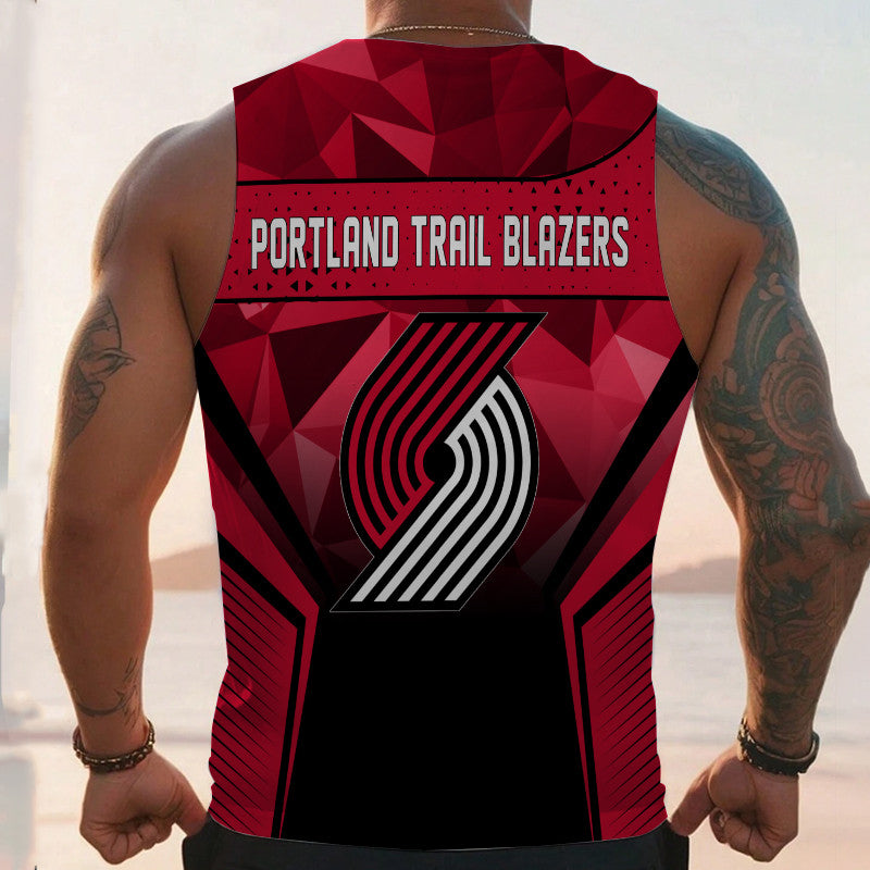 LIMITED EDITION - NEW CUSTOMIZED NBA22 PTB PORTLAND TRAIL BLAZERS UNISEX TANK TOP