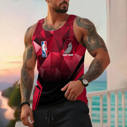 LIMITED EDITION - NEW CUSTOMIZED NBA22 PTB PORTLAND TRAIL BLAZERS UNISEX TANK TOP