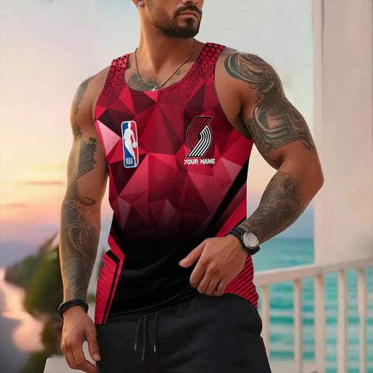 LIMITED EDITION - NEW CUSTOMIZED NBA22 PTB PORTLAND TRAIL BLAZERS UNISEX TANK TOP