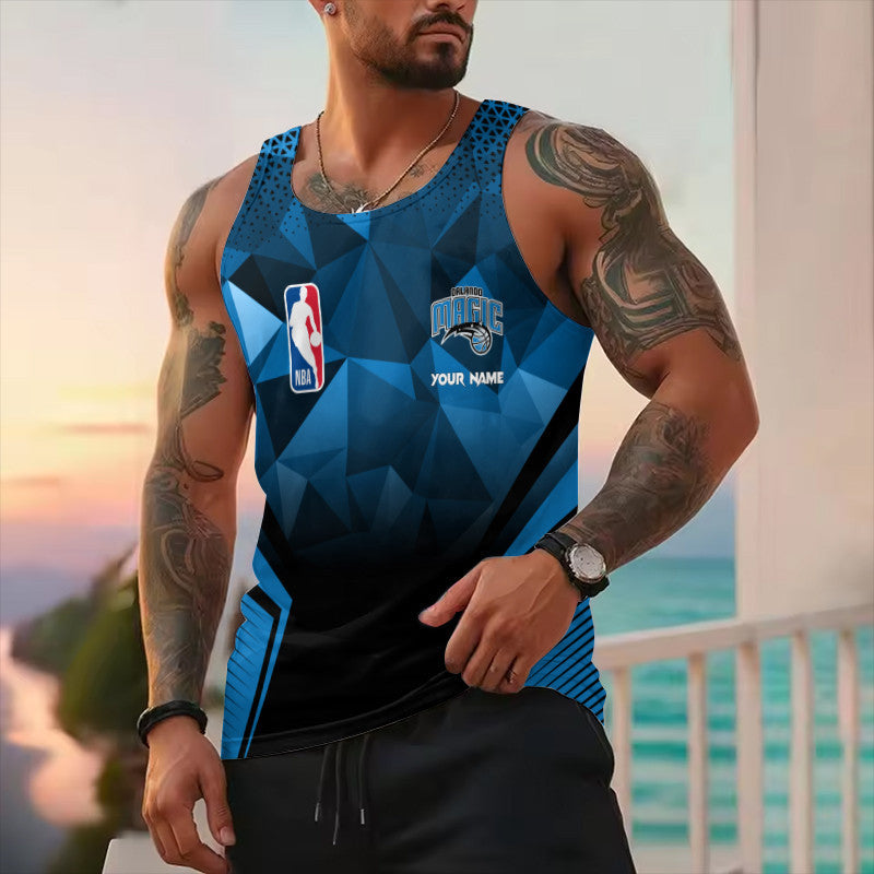 LIMITED EDITION - NEW CUSTOMIZED NBA15 OMA ORLANDO MAGIC UNISEX TANK TOP